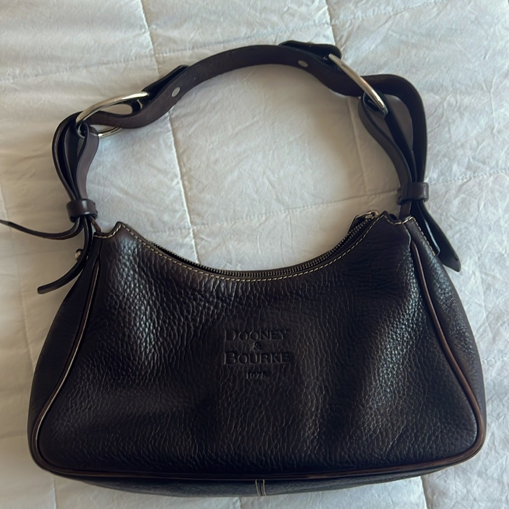 Dooney & Bourke Darj Brown Leather Hobo Bag